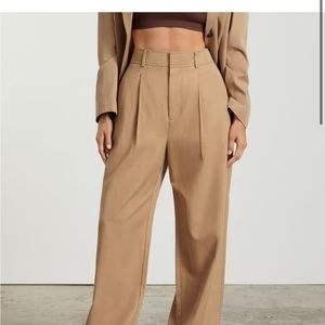 Everlane way high drape pant - ash brown trouser